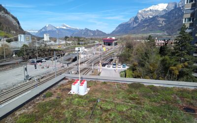Lärm- und Erschütterungsmonitoring am Bahnhof Landquart