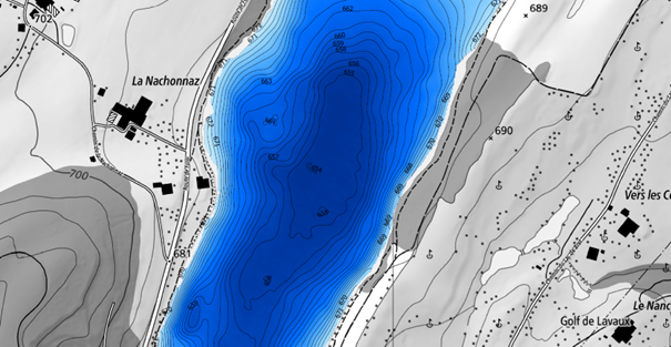 Bathymetrische Tiefenvermessung des Lac de Bret – Technologie im Dienste der Kartographie
